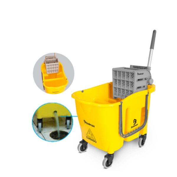 Balde exprimidor doble cubo 30L