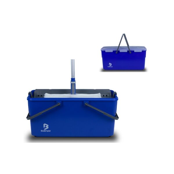 Balde cierre hermético para limpia vidrios 25L.