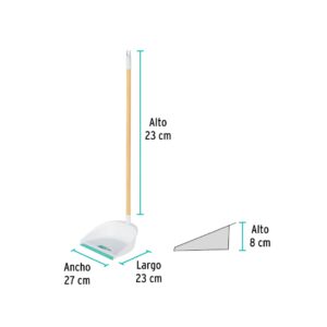 Recogedor o alsa basura mango metálico- KLINTEX